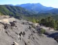 The long descent from the Tête de la Fréma: The first 150 metres in altitude are a real test of courage, but then it's on.