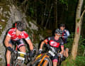 Every second counts: If you want to stay within the time limit, you can't dawdle. Even the technical sections are ridden at a brisk pace.   