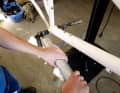 (to 2.) Then attach a tube to the spanner as a lever extension. You can even get stubborn shells out this way - and you can do it alone.