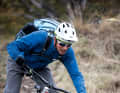 Grass track halfway down to Pigna. Bikers with a playful instinct will love this section and step on the gas.