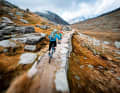 Wallis: alte Trail-Baukunst – Im Hochgebirge sind die Pfade starker Witterung ausgesetzt – gerade in den Westalpen. Wie man diese Wege auf natürliche Weise solide und nachhaltig anlegt, wussten schon die alten Walliser. Foto: David Schultheiß