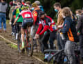 The mud was also extremely hard on the material. Time and again during the race, riders were seen scraping the viscous sludge off the frame or drivetrain.