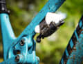 There is now also space under the top tube for a tool that can be mounted like a bottle cage.