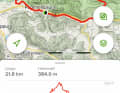 Alltrails: Pro version: Offline navigation, additional features such as Lifeline, where data is continuously sent to contacts. (29.90 euros/year, on offer 19.99 euros)