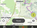 Outdooractive: Basic version: free of charge, with advertising, no offline maps | Pro version: additional topo maps and trail networks, no advertising, offline access (€2.50/month) | Pro+ version: additional Alpine Club and compass maps, presentation/embedding of tours, 3D planning (€5.00/month)