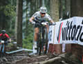Fresh from the producer: Nino Schurter and the Spark RC celebrate their premiere in Leogang.