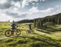 Die letzten Trail-Schlenker über die Winklmoosalm zur Traunsteiner Hütte.