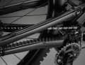 The generous chainstay protector is designed to keep you calm on bumpy downhills.