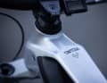 The name of the luxury equipment is emblazoned on the top tube.