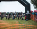 Startschuss zum Wacken der Marathon-Szene: Der EBM ist der älteste Marathon Deutschlands und ein Kultevent. Wegen der Pandemie säumten diesmal leider nur wenige Zuschauer die Strecke.