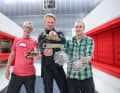 Successful team: Frank Schmidt, Andreas Kölsch and Alex Büttner (from left) develop the latest shifting groups for mountain bikes and present us with a sustainable shifting ensemble