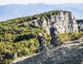 E-MTBs open up new possibilities on mountain tours, riding where others push. The Trance X E+ is fully in its element on demanding climbs.