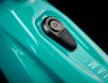 The USB port can, for example, supply a smartphone or GPS device with power from the battery while driving.