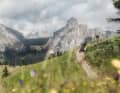 In Alta Badia (Upper Badia Valley), you can ride up to high Alpine pastures surrounded by the giants of the Dolomites.