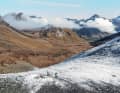 Engadin or the red planet? Crossing the 2730 metre high Fuorcla Champatsch makes you feel like you're on Mars.