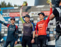Surprise winner: Luca Schwarzbauer wins the short track race ahead of Tom Pidcock (GBR) and Filippo Colombo (SUI).