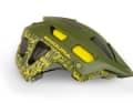 Honeycomb: The Koroyd housing is deformed to cushion the impact.