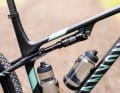 On the new model, the developers have positioned the shock so close to the top tube that the rebound adjustment can only be reached with an extra small Allen key.