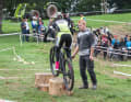 Beim Trial holte sie sich den 7. Platz.