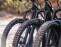 Three identical Scott Ransom eRide tyres with the same setup: A direct comparison and back-to-back test clearly show the differences between the tyres.