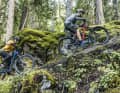 Rocky vor Cannondale? Wer lässt im Edel-Shootout am Ende wen hinter sich? Oder geht der Sieg ans Haibike? (nicht im Bild) 