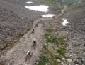 There even came a point where even the best teams had to push in the high alpine scree.