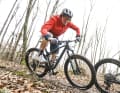 The Schöffel Hybrid Jkt Grimaldo M softshell jacket allows mountain bikers plenty of freedom of movement on the trail.
