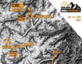 The route of the Maxxis BIKE Transalp 2023 at a glance
