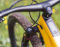 The same system also monitors the PSI in the air chamber of the Rockshox Lyrik Ultimate.