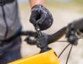 A multi-tool is concealed in the head tube of the Fuel EX. This leaves more room for other luggage in the storage space under the bottle cage. 