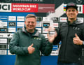 Seilbahn-Chef Kornel Grundner (links) und Orga-Chef Marco Pointner