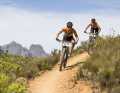 Normally, Anne Terpstra likes to take the lead, as she does here. At the Cape Epic, however, it turned out that a strategy with Nicole Koller at the front worked well.