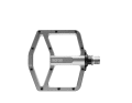 At 105 x 105 mm, the pedalling surface of the Acros pedal is large.