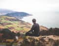 Spectacular coastline meets green hills in the Basque Country - here at Jaizkibel.