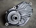 The housing of the Bafang M510 has distinctive cooling fins on the drive side.