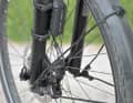 The control system is located in a small box at the rear of the fork.
