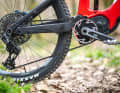 Angetrieben wird das Bike von einem Brose-Motor und Srams XO Transmission.