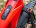 High- and low-speed compression damping are great for racers. The adjustment knob is stylish, but the high-speed adjustment is far too stiff. You could almost break your fingers.