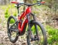 The bike is fitted with a special chassis from WP, which was developed in co-operation with DVO.