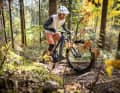 Thanks to its strong chassis, the Shuttle LT cuts a fine figure on technical climbs.
