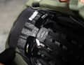 The adjustment system can be completely concealed in the helmet, which saves space when transporting it in or on a rucksack.