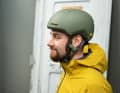 The POC Calyx winter helmet for bike, snow and mountain, here without the optional ear pads.