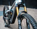 The bike is fitted with a Fox 38 with 160 millimetres of travel.