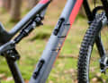 Take two: The frame has room for a water bottle and the optional range extender (160 Wh) at the same time.