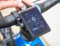 This touch-capable colour display can optionally be attached to the cockpit. It is just as wired as the slim control lever.