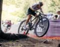 On course for a podium finish on giant wheels: Alessandra Keller and her 32-inch Thömus at the World Cup in Lenzerheide.