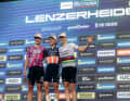 First World Cup podium for a 32-inch bike. Alessandra Keller finishes third.