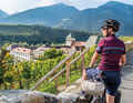 The Isarco Valley cycle path leads from Bolzano to the Brenner Pass, covering a total distance of almost 100 kilometres.