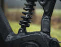 The charging port is classically located on the seat tube.