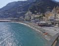 Blick auf Amalfi von der Küstenstraße Amalfitana